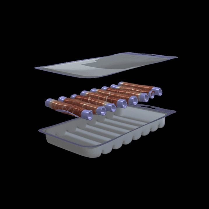 Prosciutto Mozzarella Rolls 3D model_9