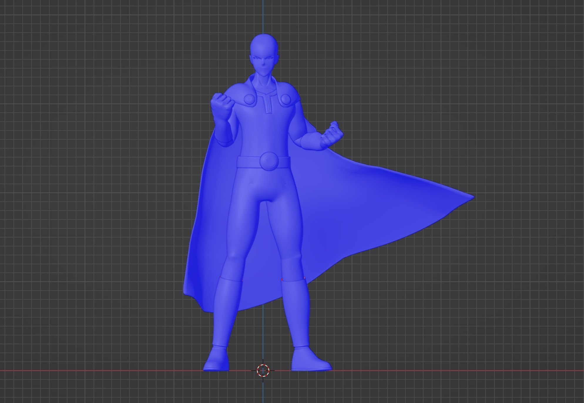 Saitama - One Punch Man 3D model_14