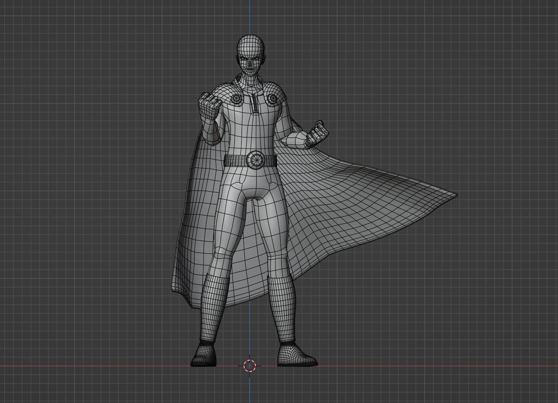 Saitama - One Punch Man 3D model_9