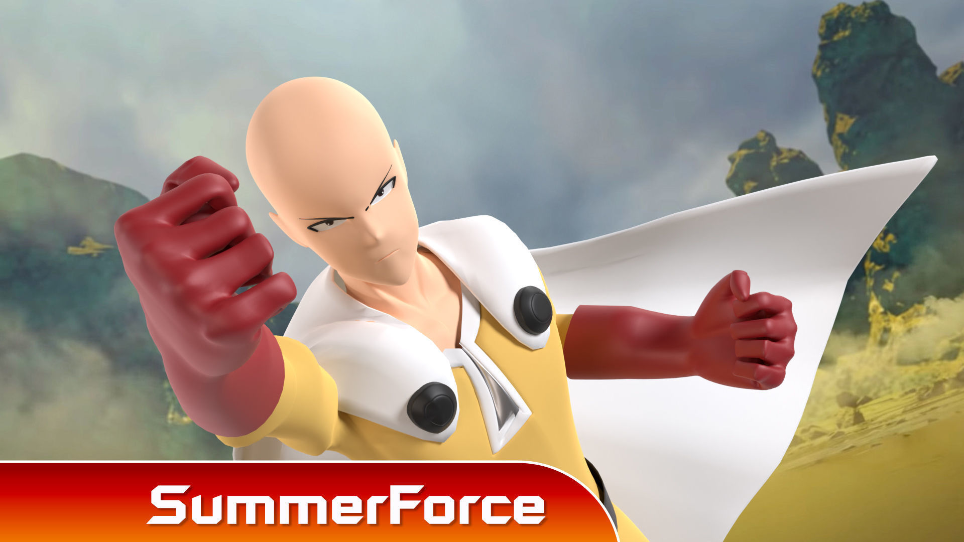 Saitama - One Punch Man 3D model_3