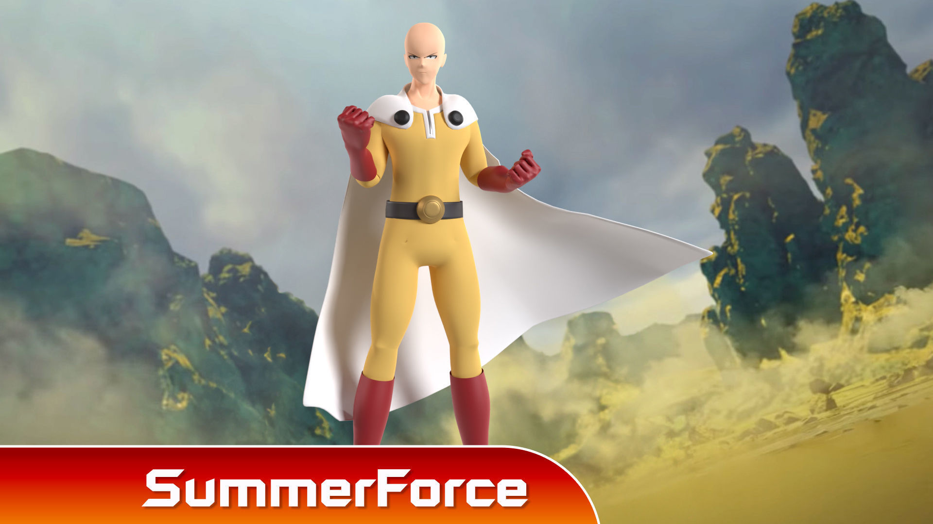 Saitama - One Punch Man 3D model_2