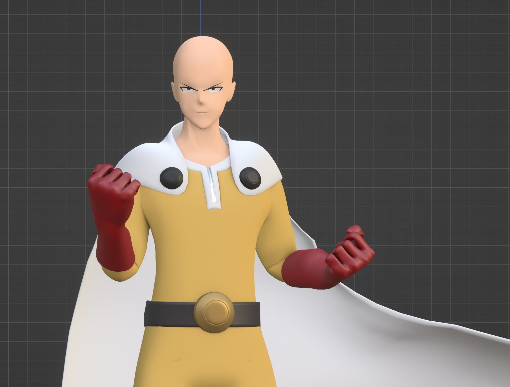 Saitama - One Punch Man 3D model_8