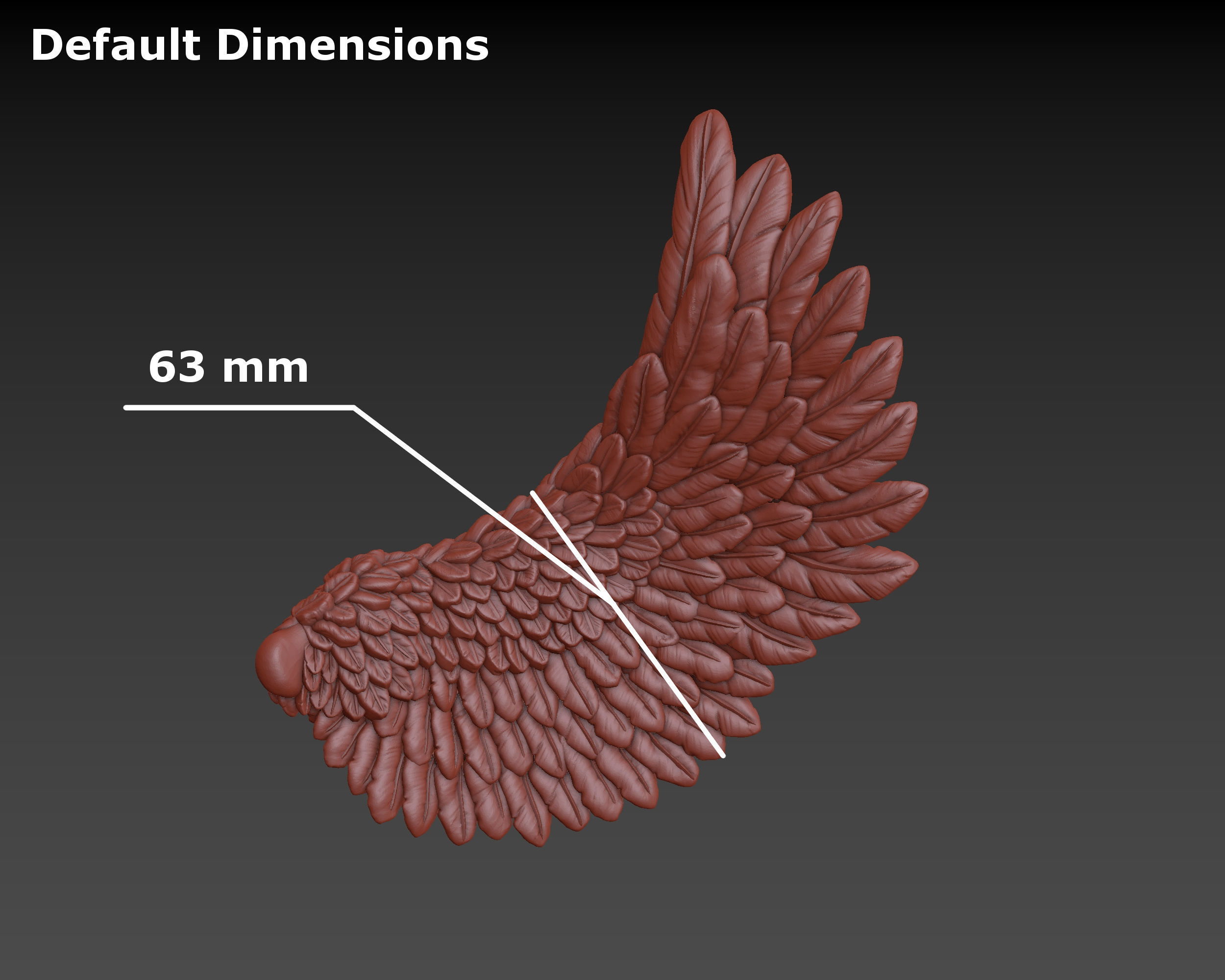 Wings eagle wing 3D print model_26