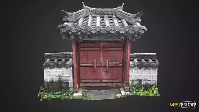 Korean Traditional Gate 3D model