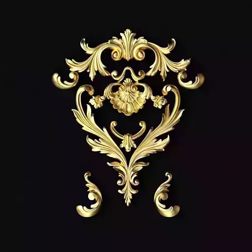 Central decor ornament for furniture