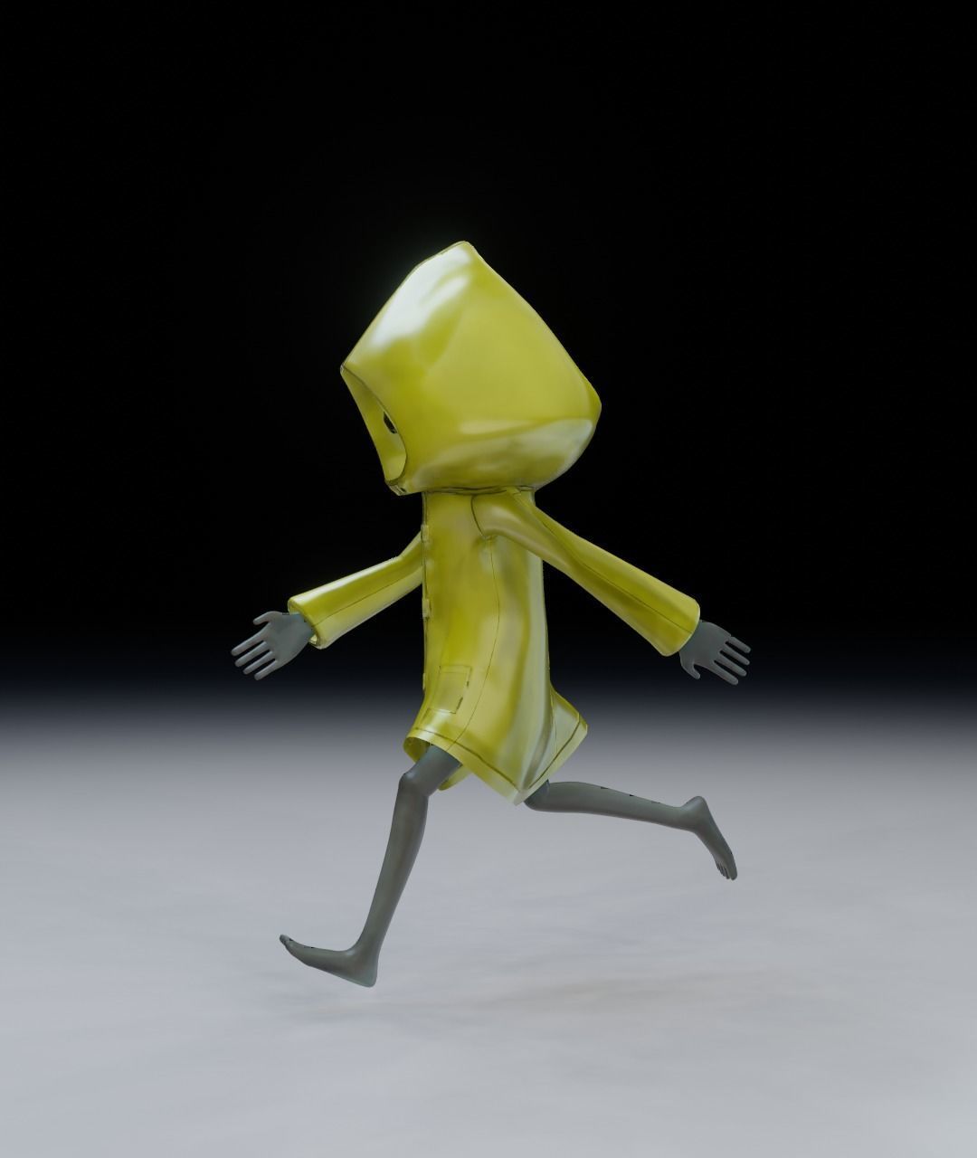 Little nightmares six 3D model_7