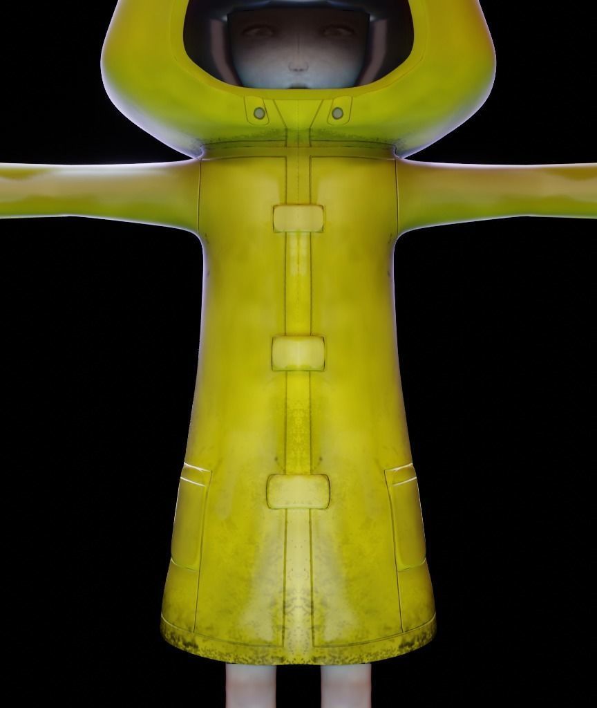 Little nightmares six 3D model_6