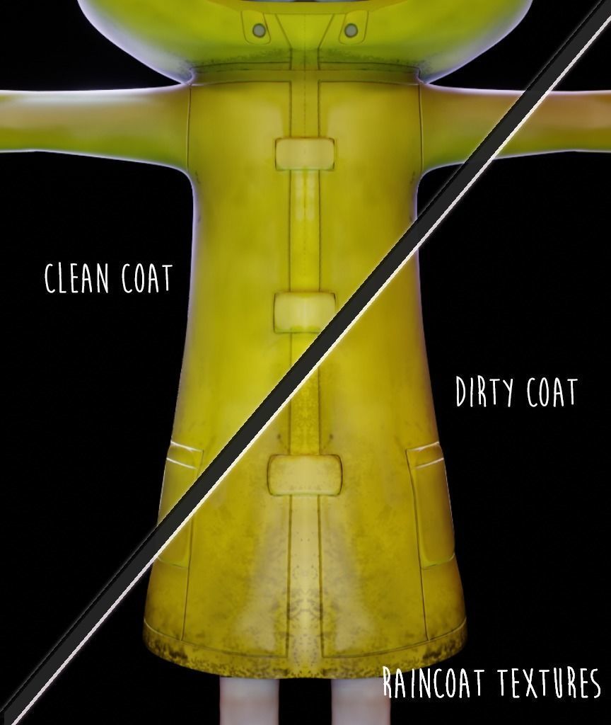 Little nightmares six 3D model_5