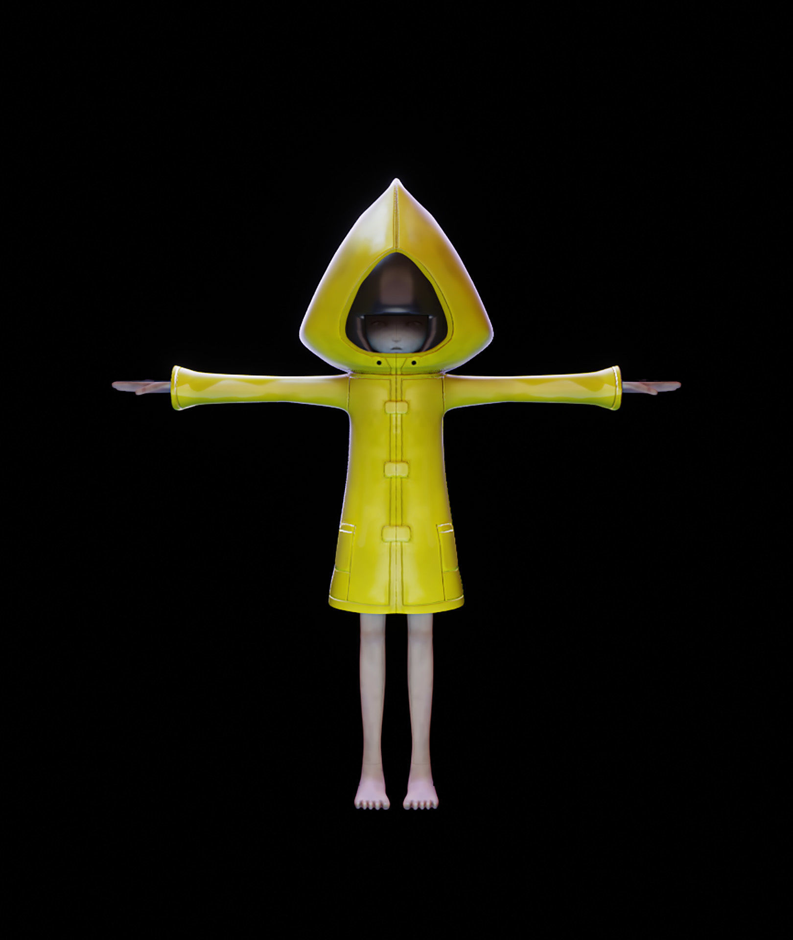 Little nightmares six 3D model_2