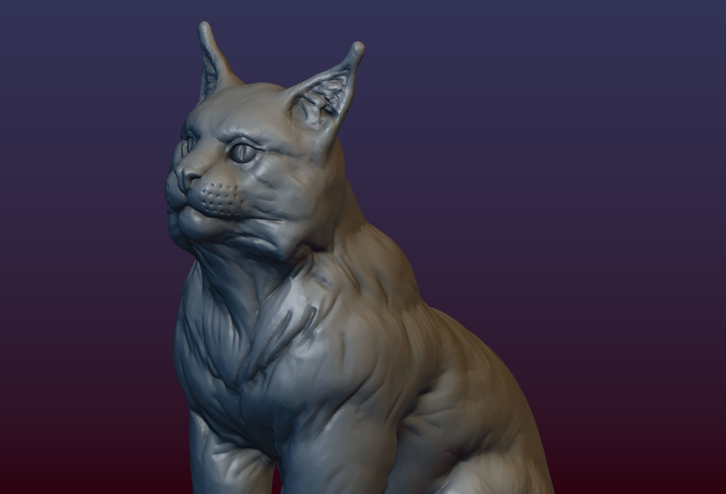 Lynx Kitten 3D print model_15