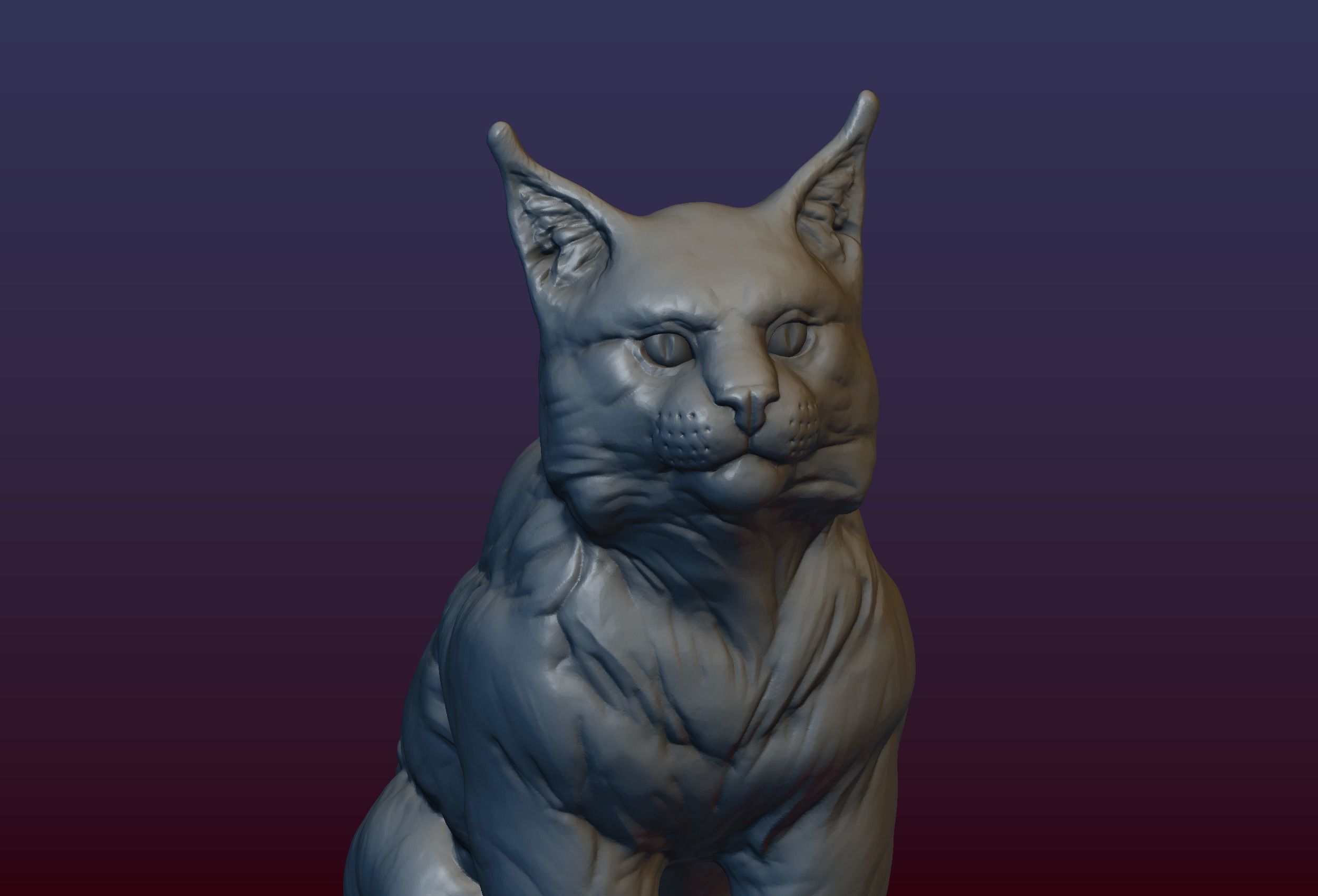 Lynx Kitten 3D print model_14