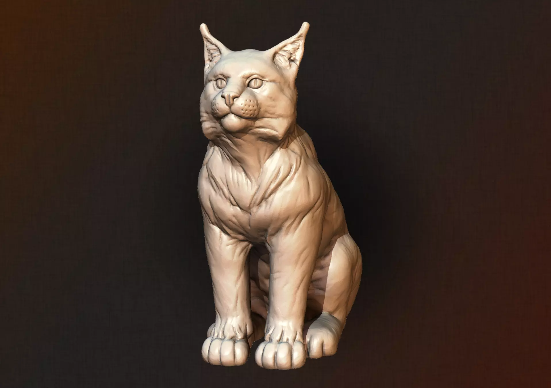 Lynx Kitten 3D print model_0