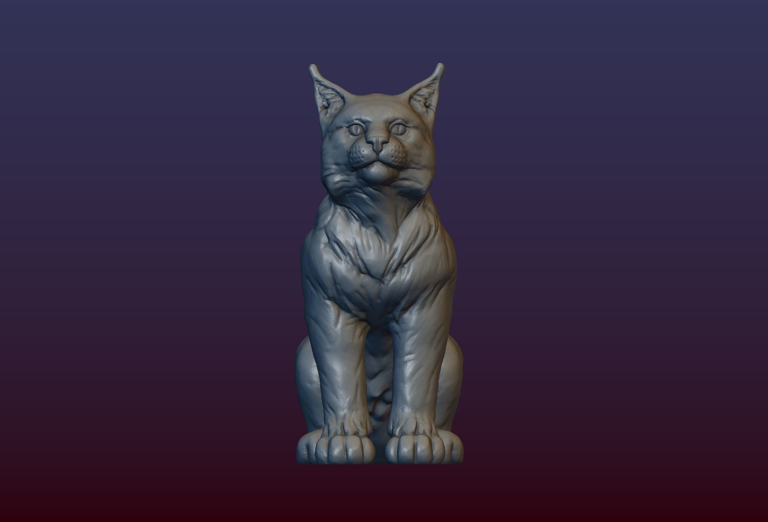 Lynx Kitten 3D print model_9