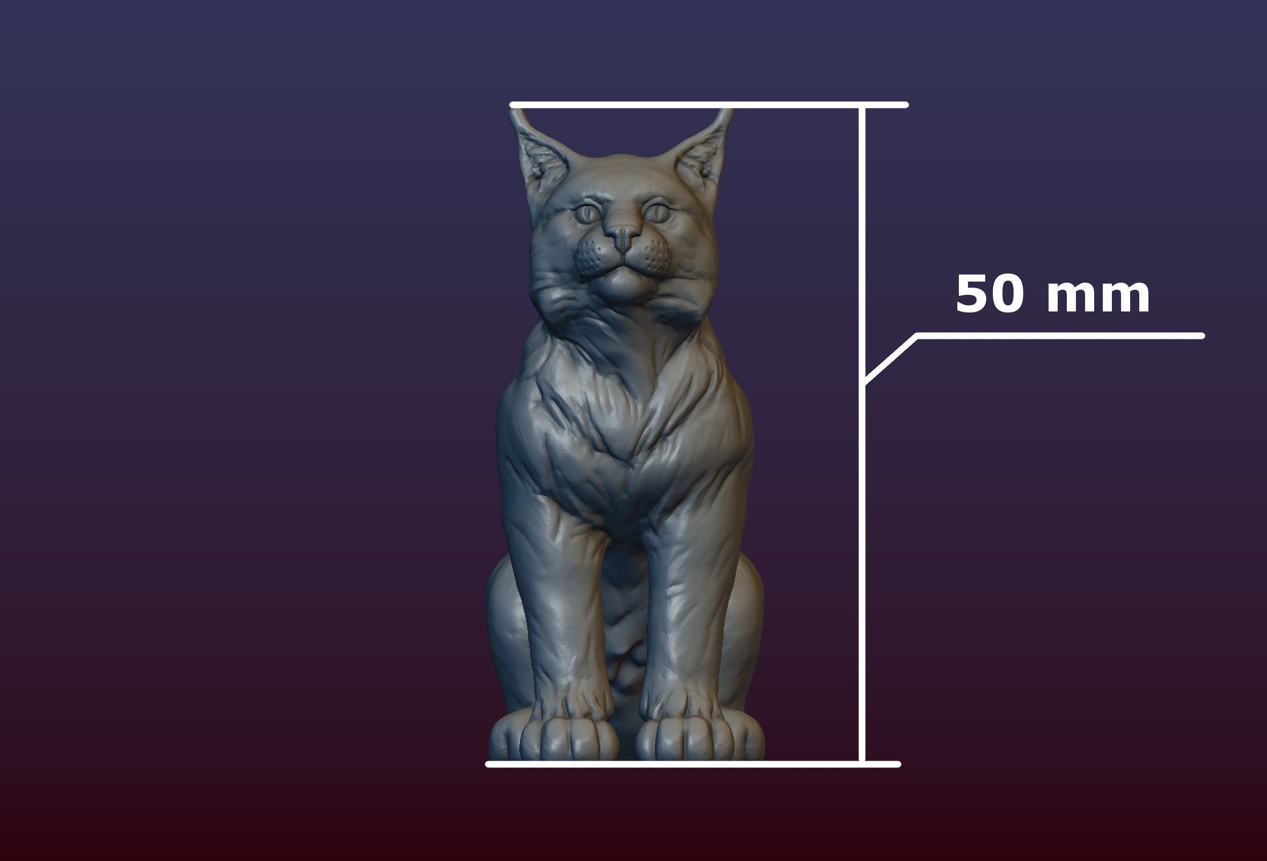 Lynx Kitten 3D print model_18