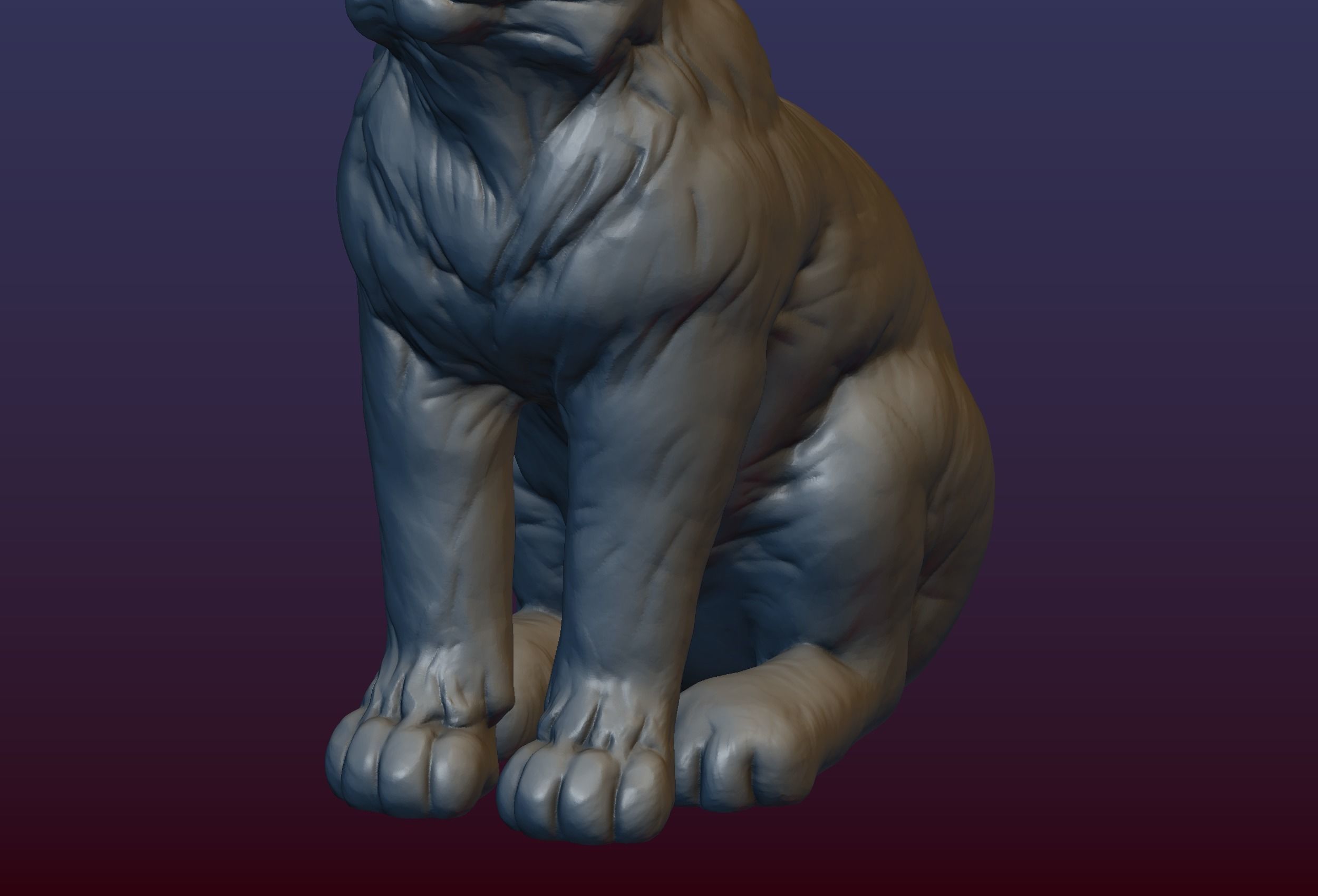 Lynx Kitten 3D print model_16
