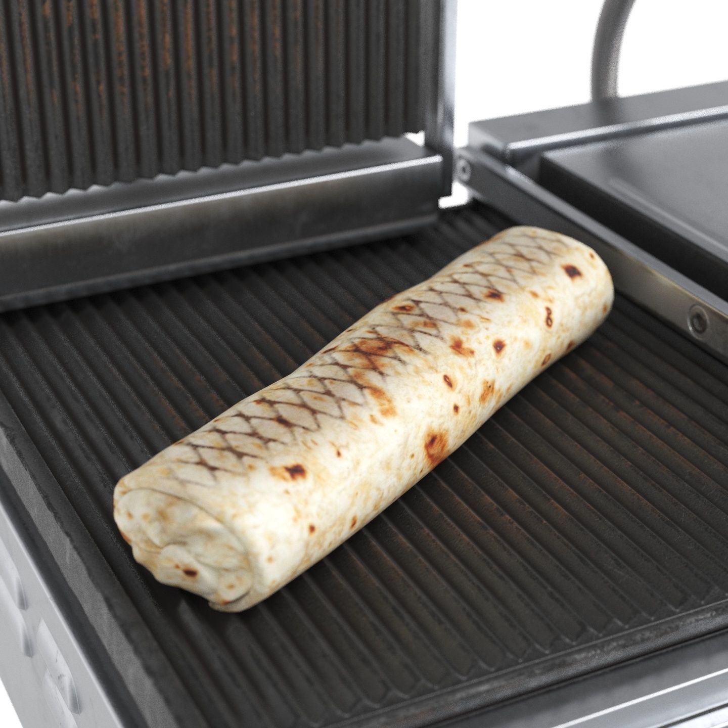 Equipment for Shawarma cafe 3D model_2