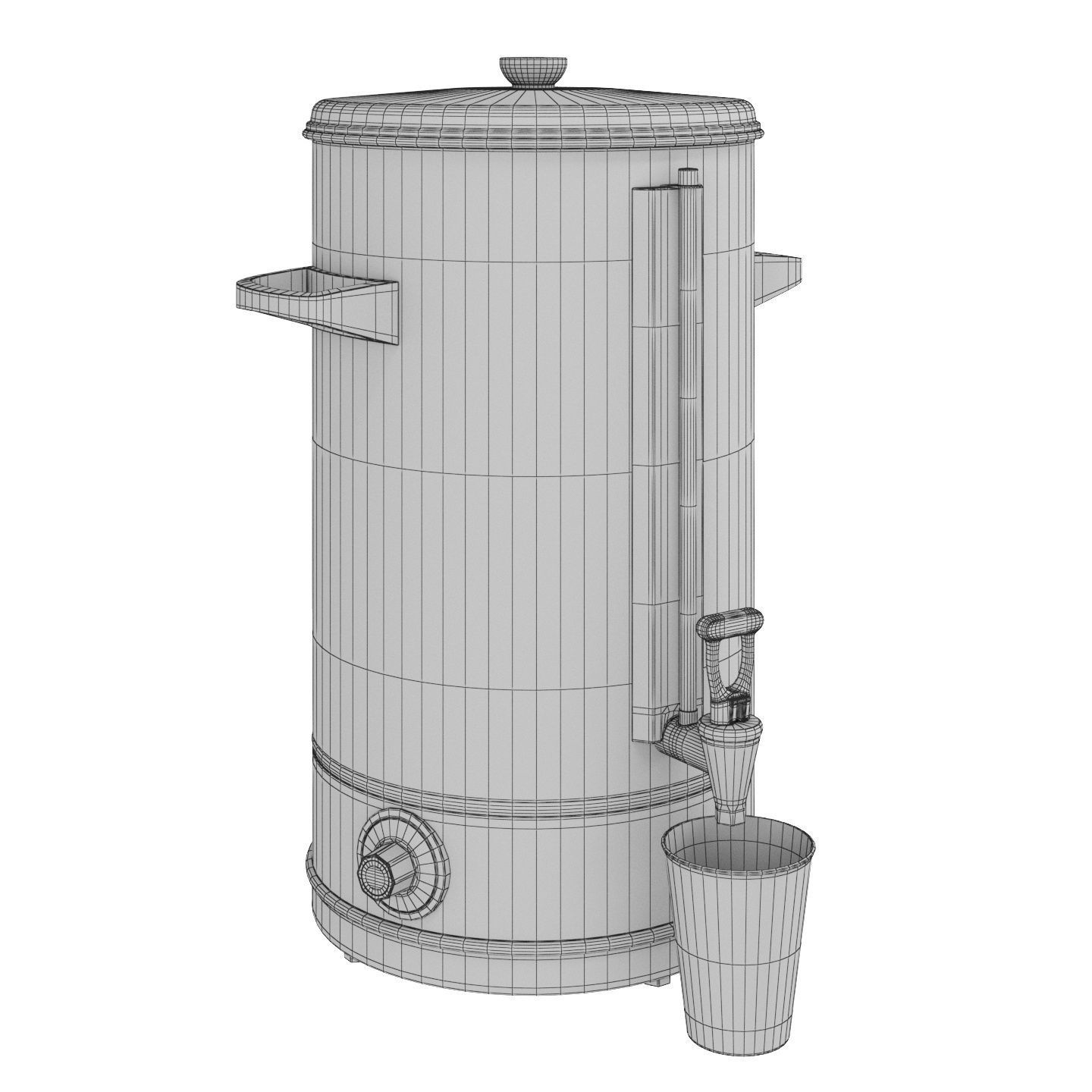 Equipment for Shawarma cafe 3D model_22