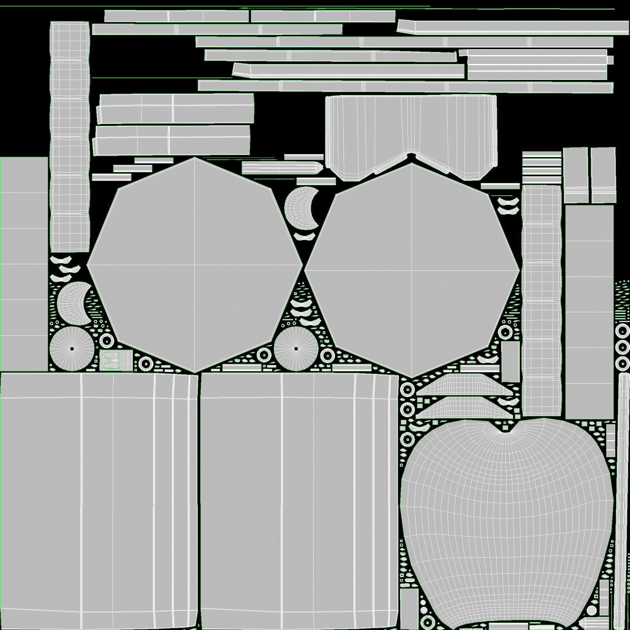 Equipment for Shawarma cafe 3D model_27