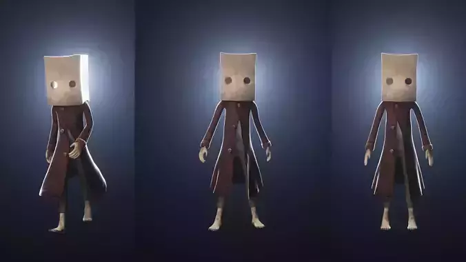 Little nightmares Character 3D model