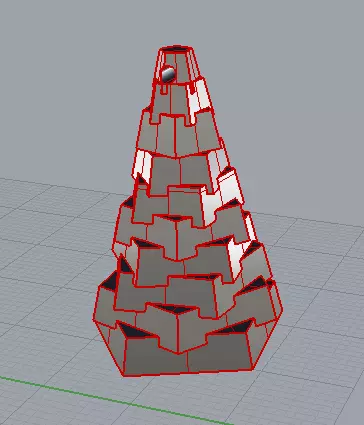Christmas tree decorations 3D print model_0