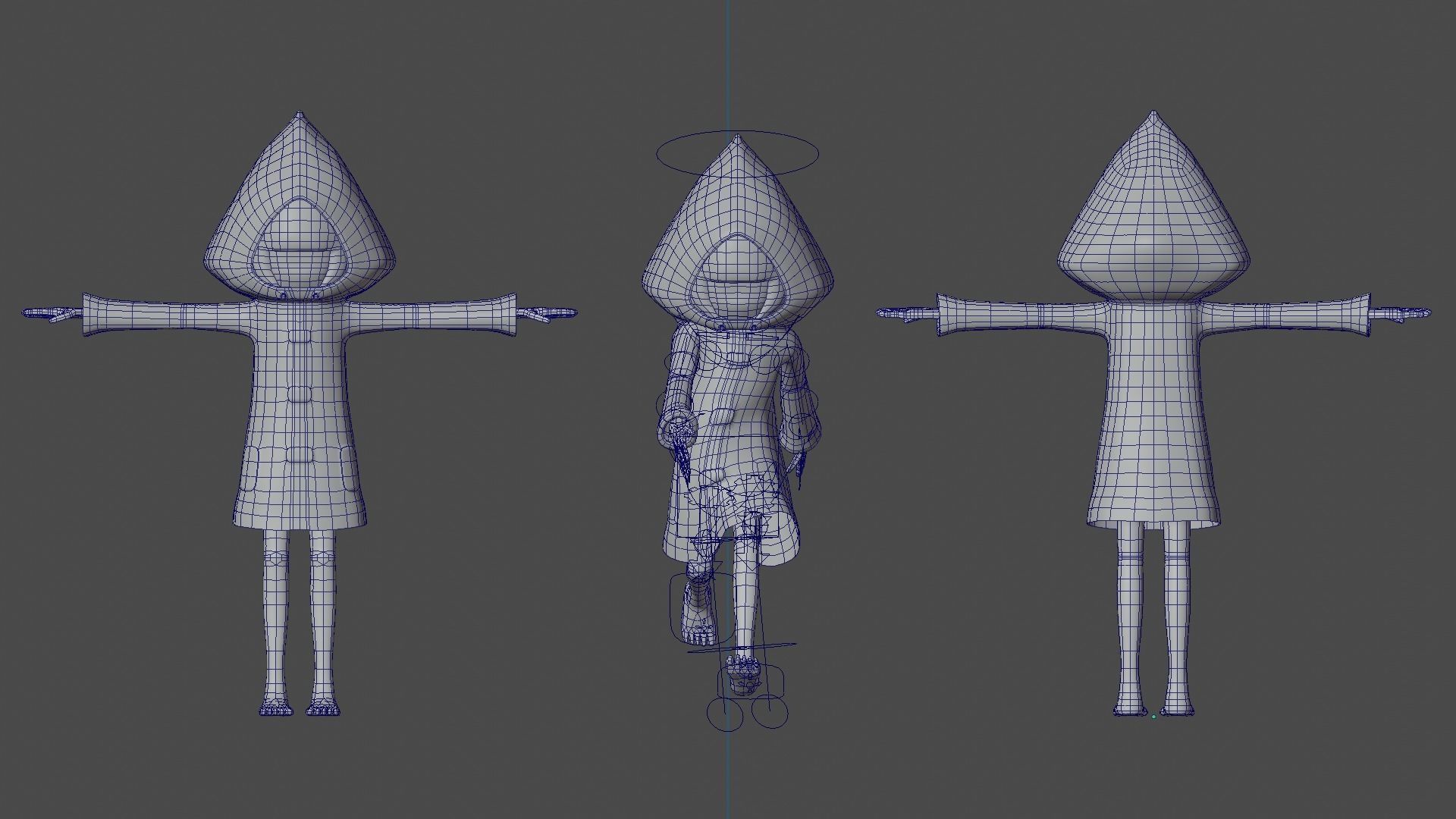 Little Nightmares Character Rigs 3D model_11