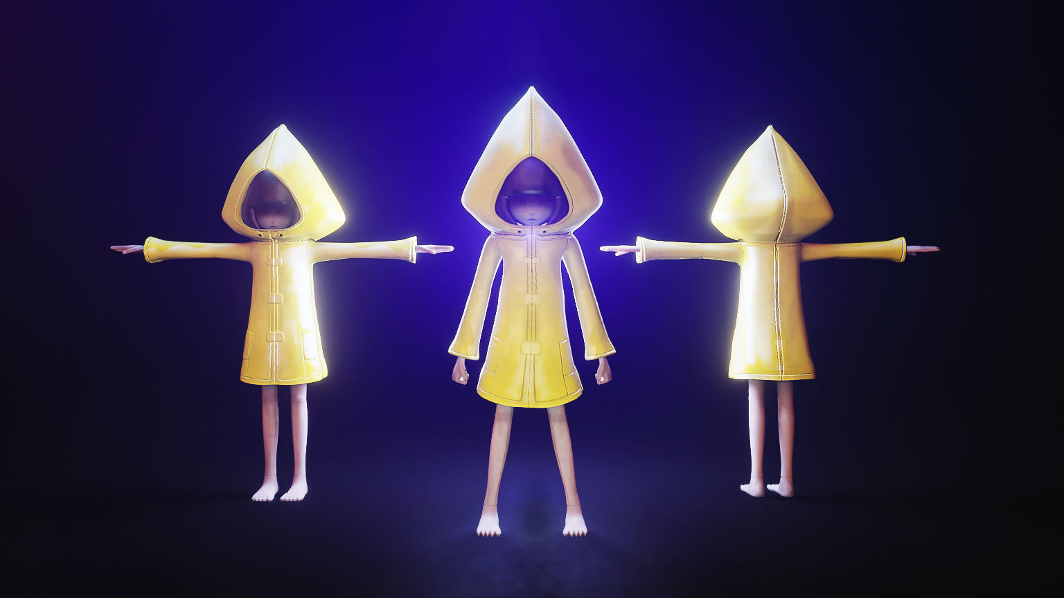 Little Nightmares Character Rigs 3D model_12