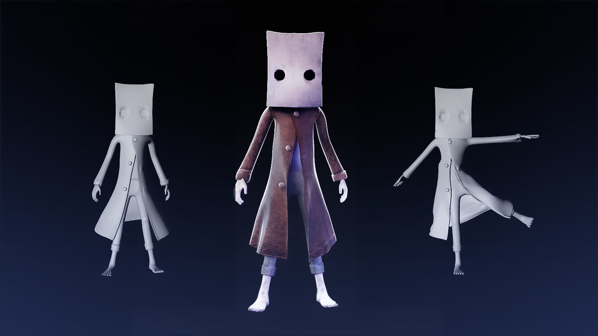 Little Nightmares Character Rigs 3D model_1
