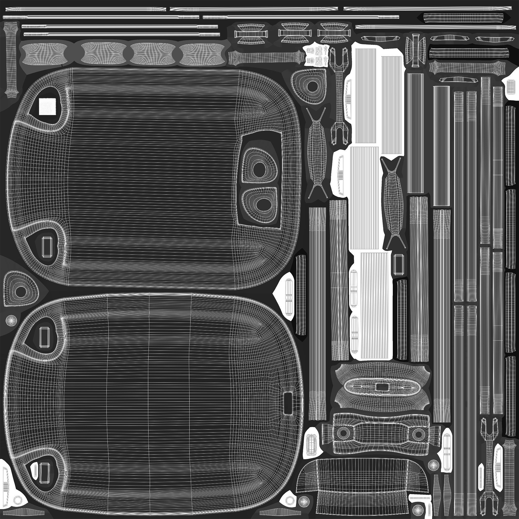 Carry on Luggage 3D model 3D model_15
