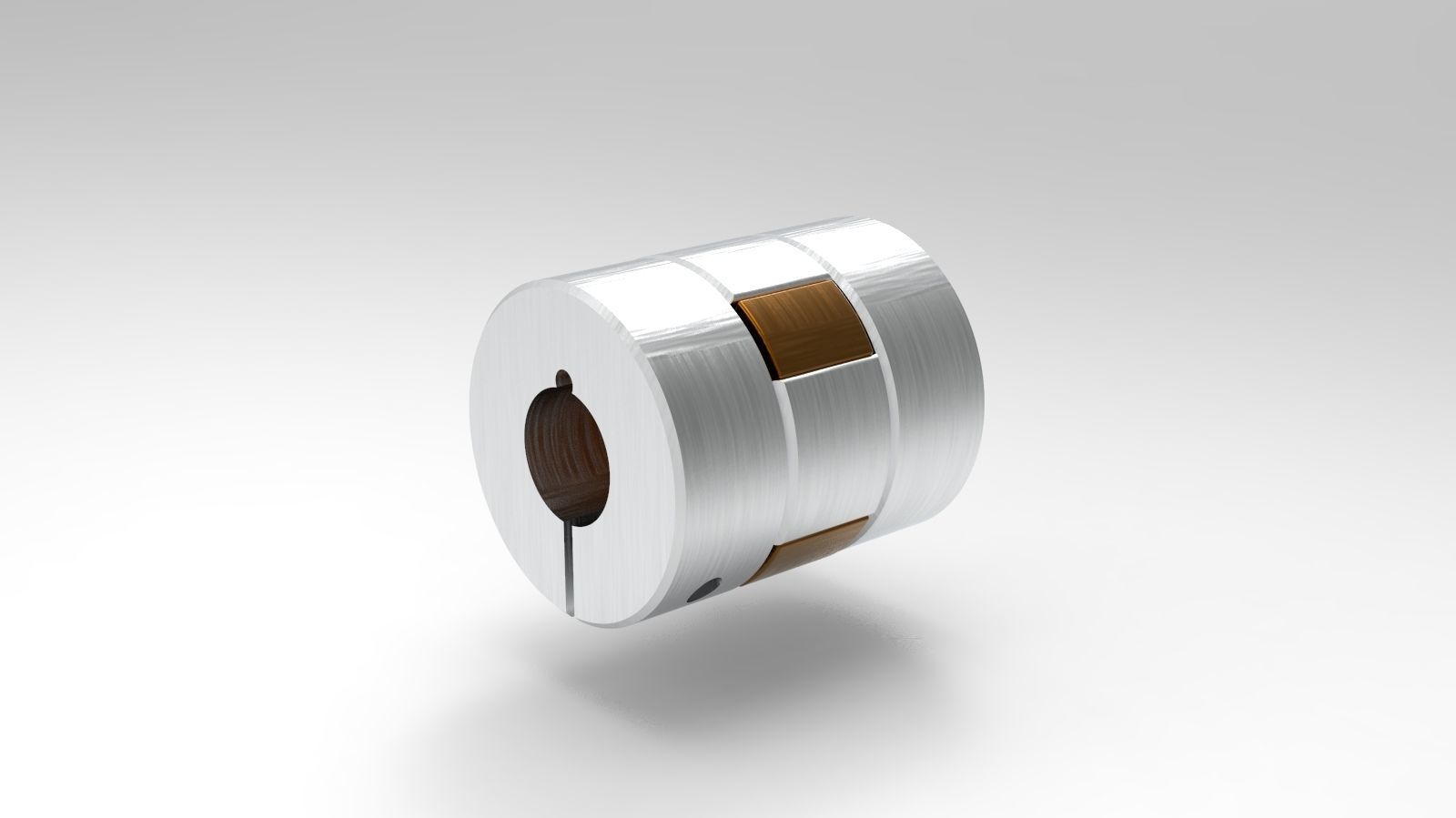 Flexible mount shaft 3D model_3