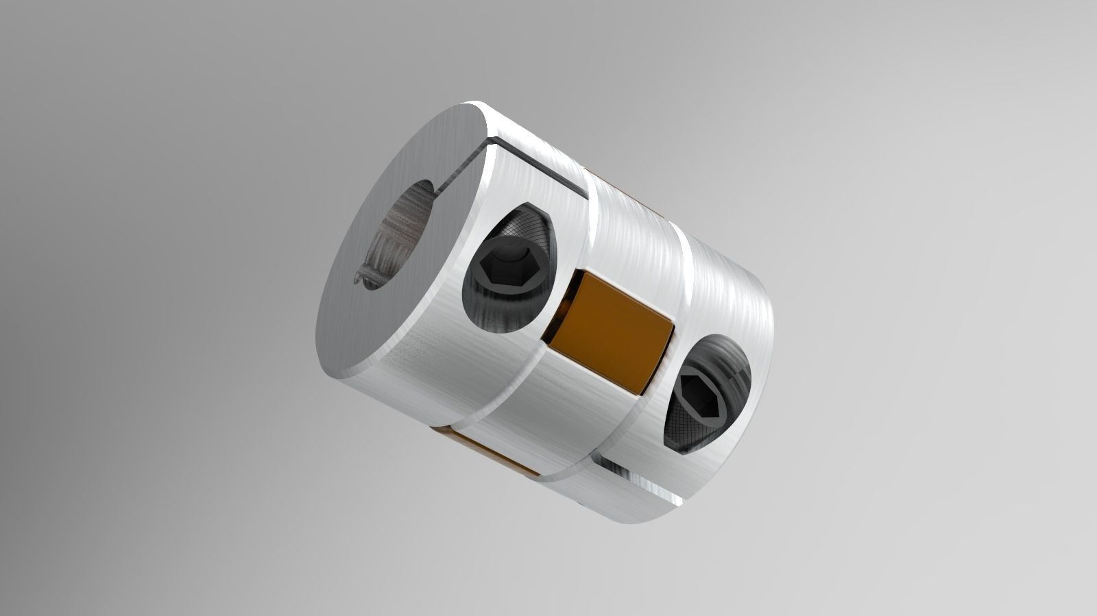 Flexible mount shaft 3D model_1