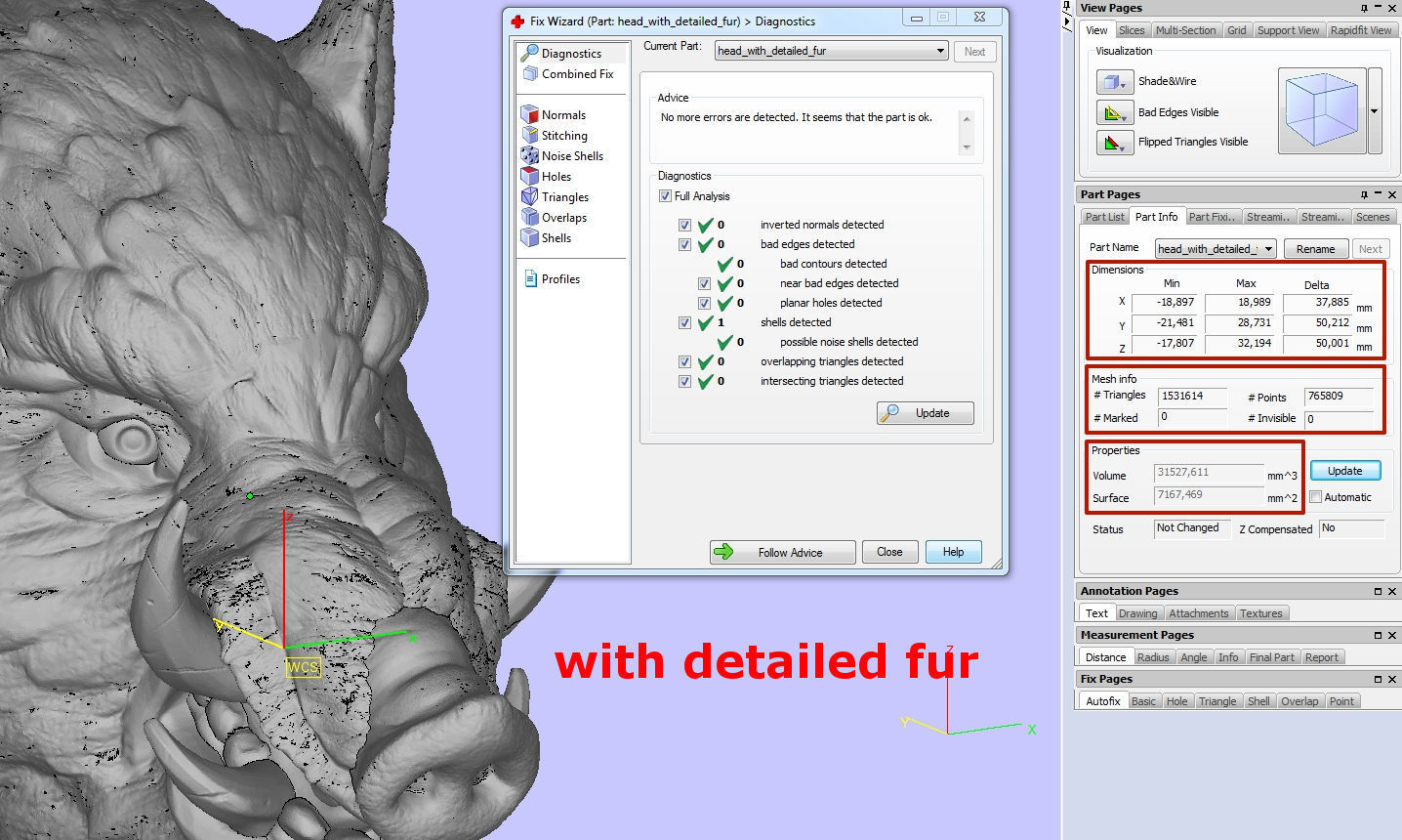 Boar head 3D print model_24