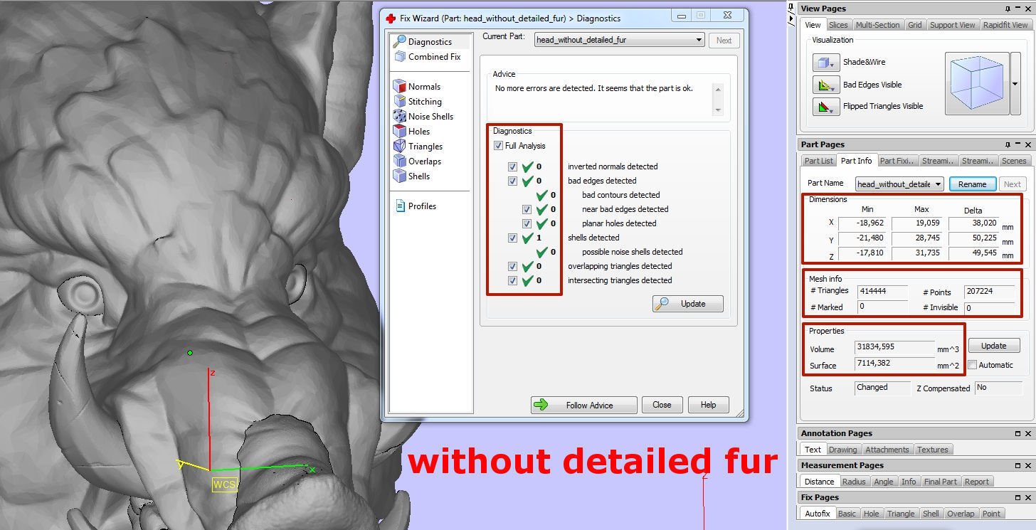 Boar head 3D print model_25