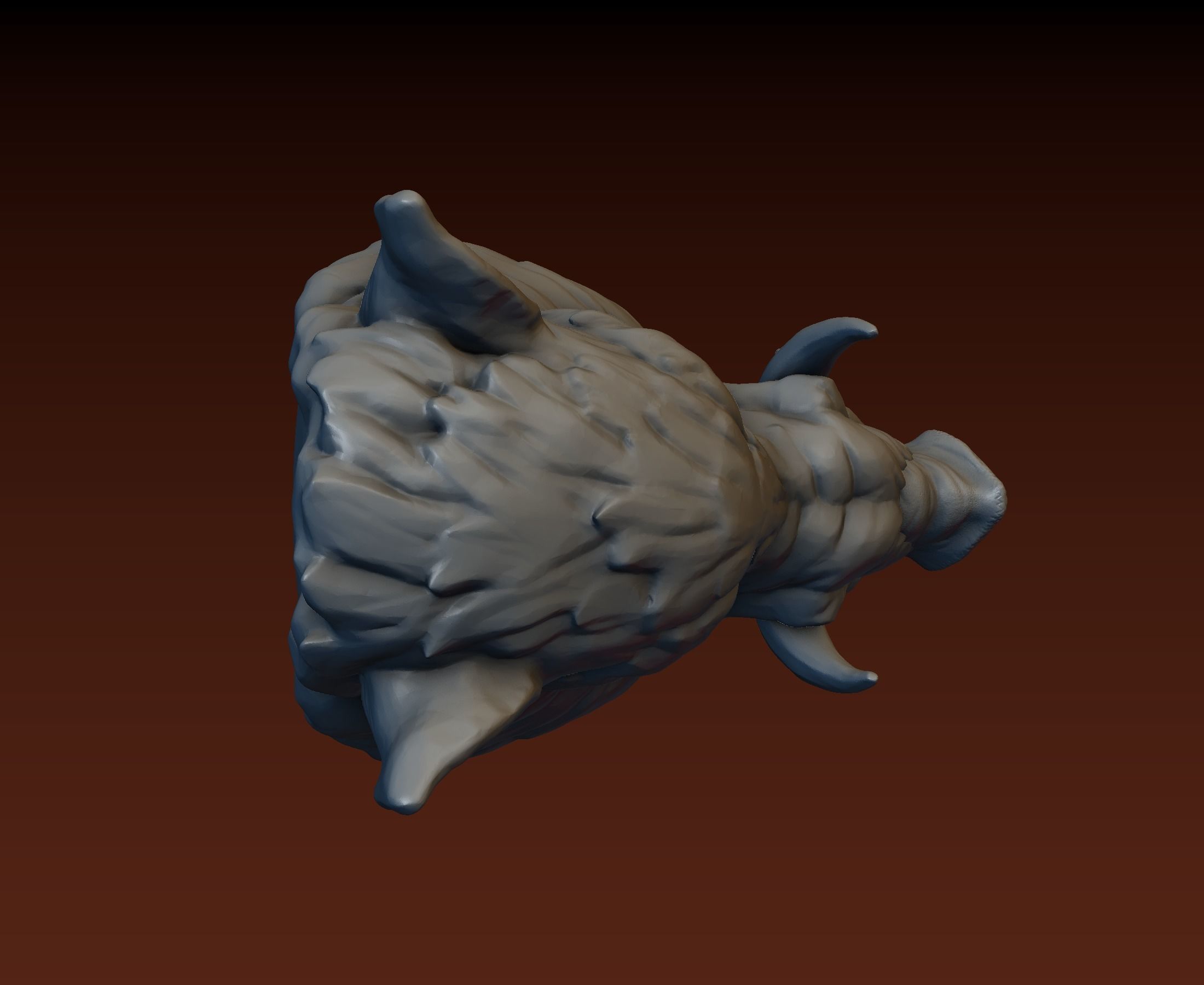 Boar head 3D print model_18