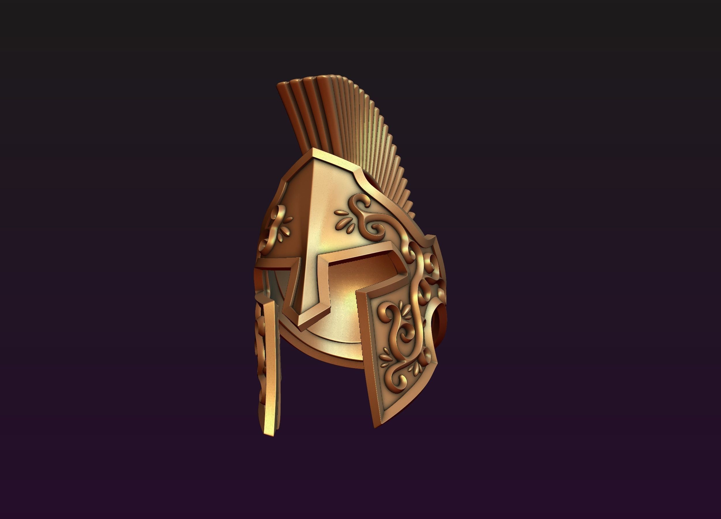 Spartan Helmet 3D print model_11