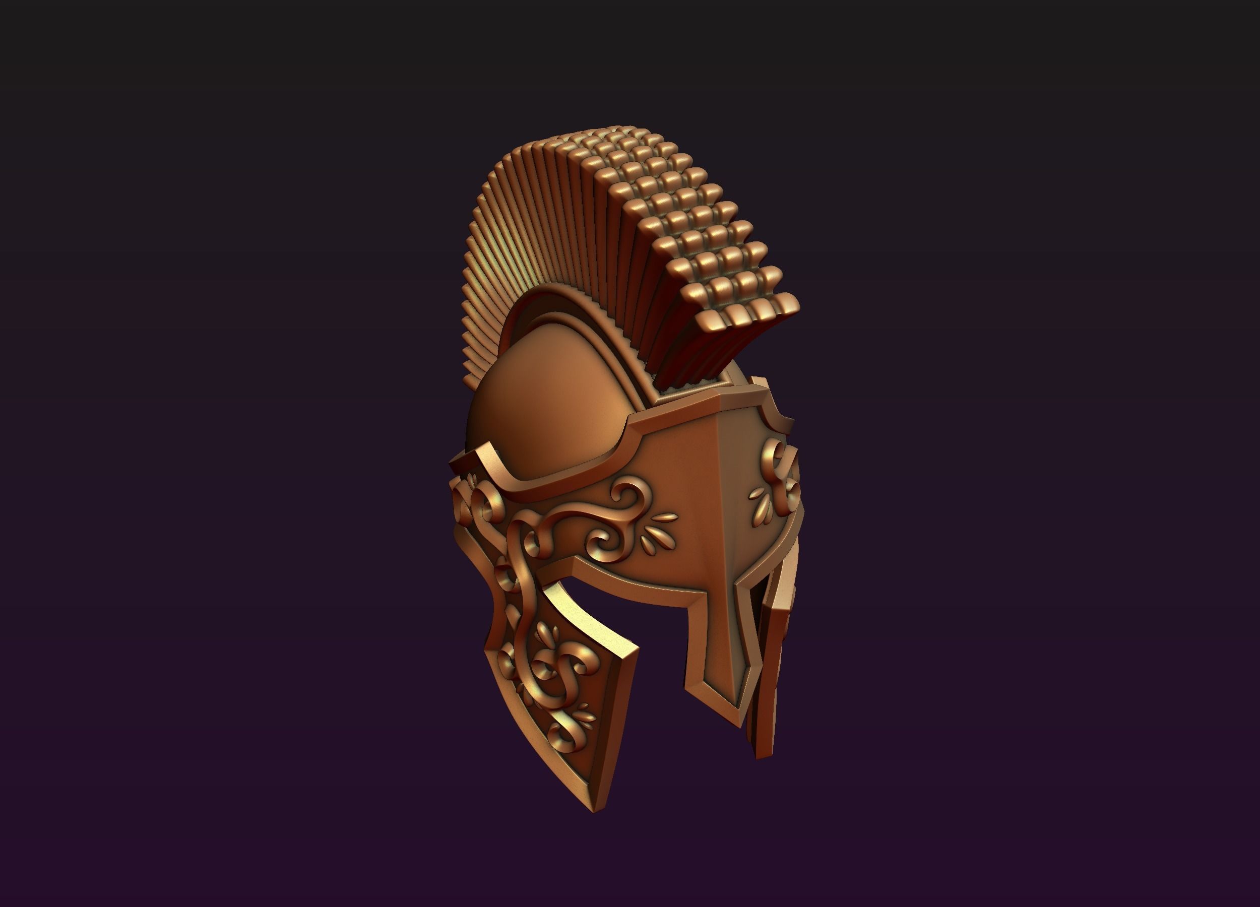 Spartan Helmet 3D print model_12