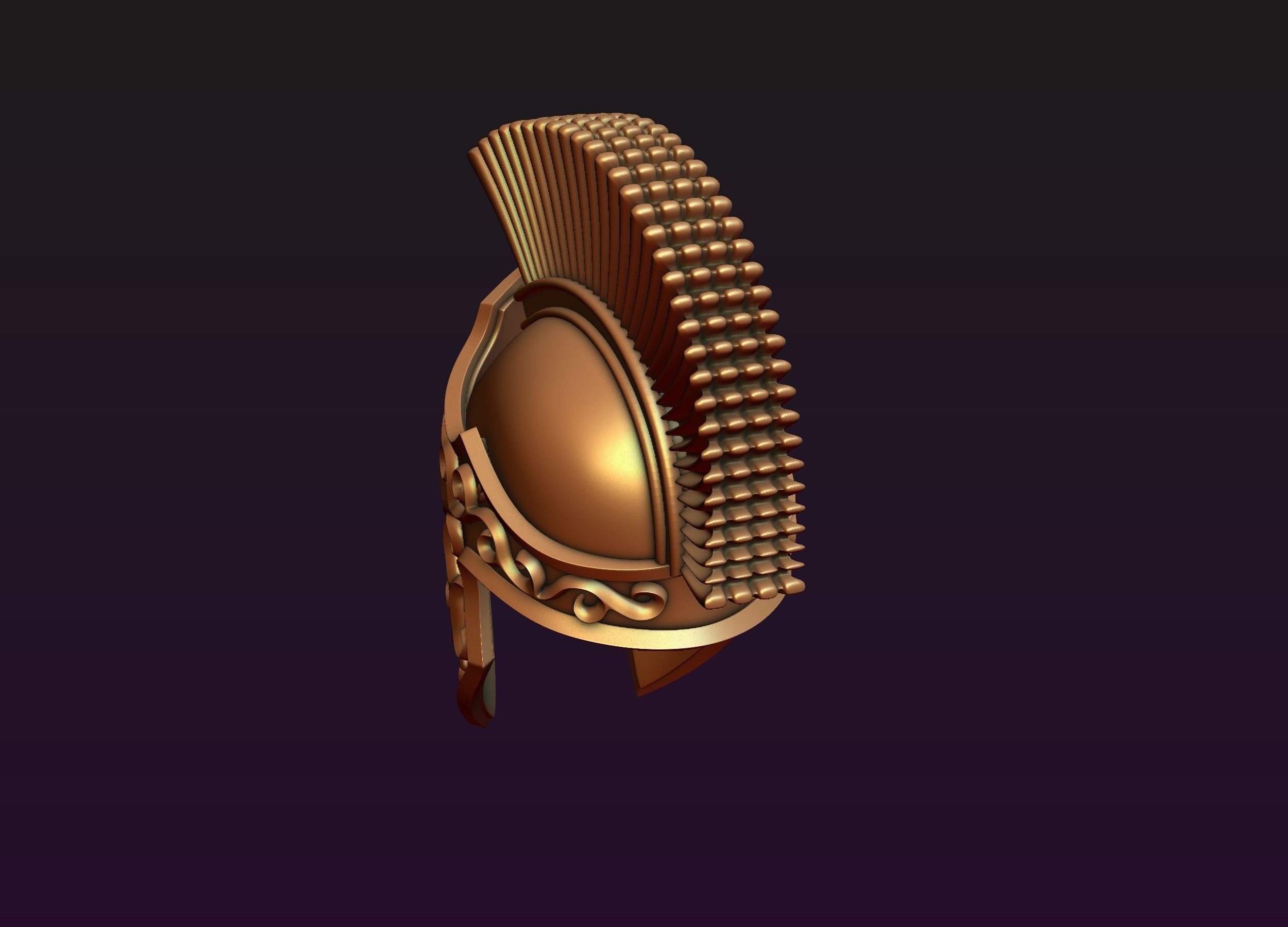 Spartan Helmet 3D print model_5