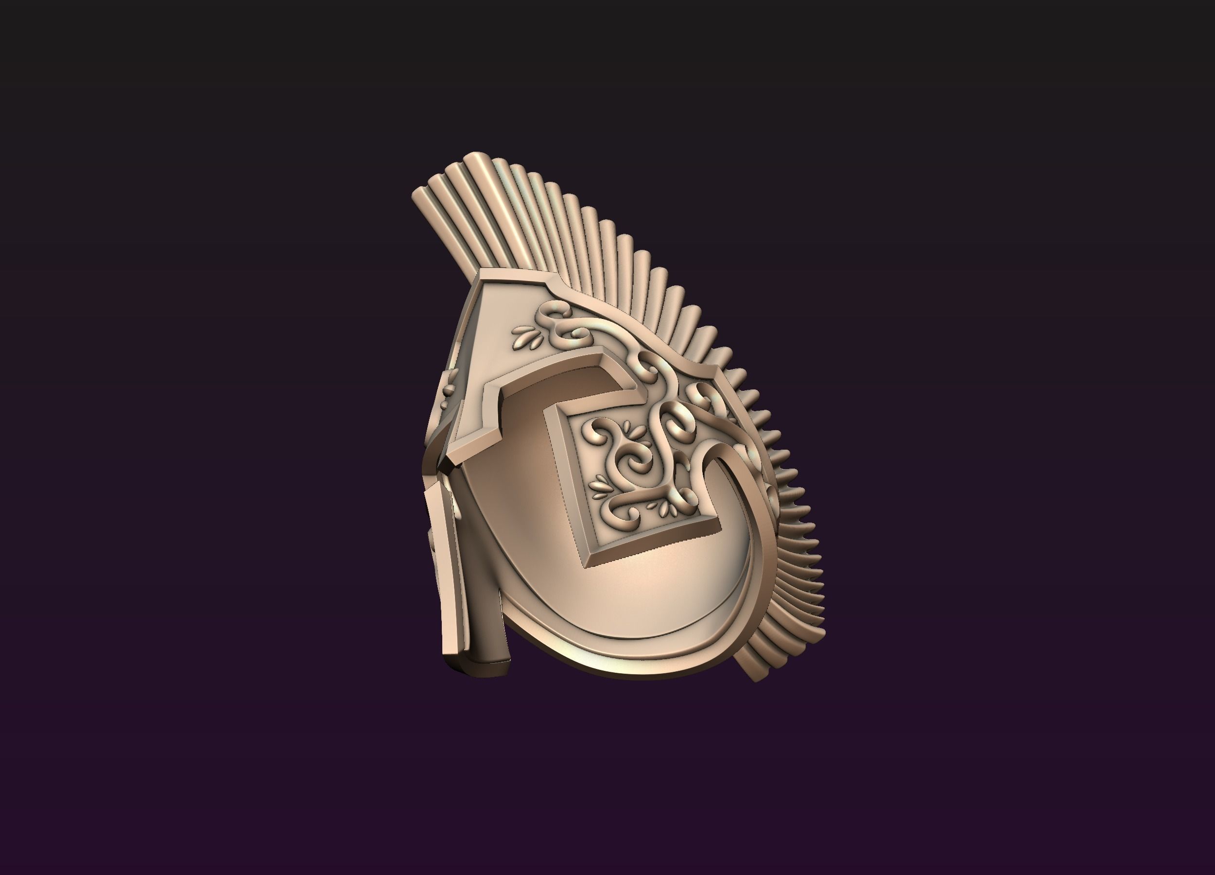 Spartan Helmet 3D print model_21