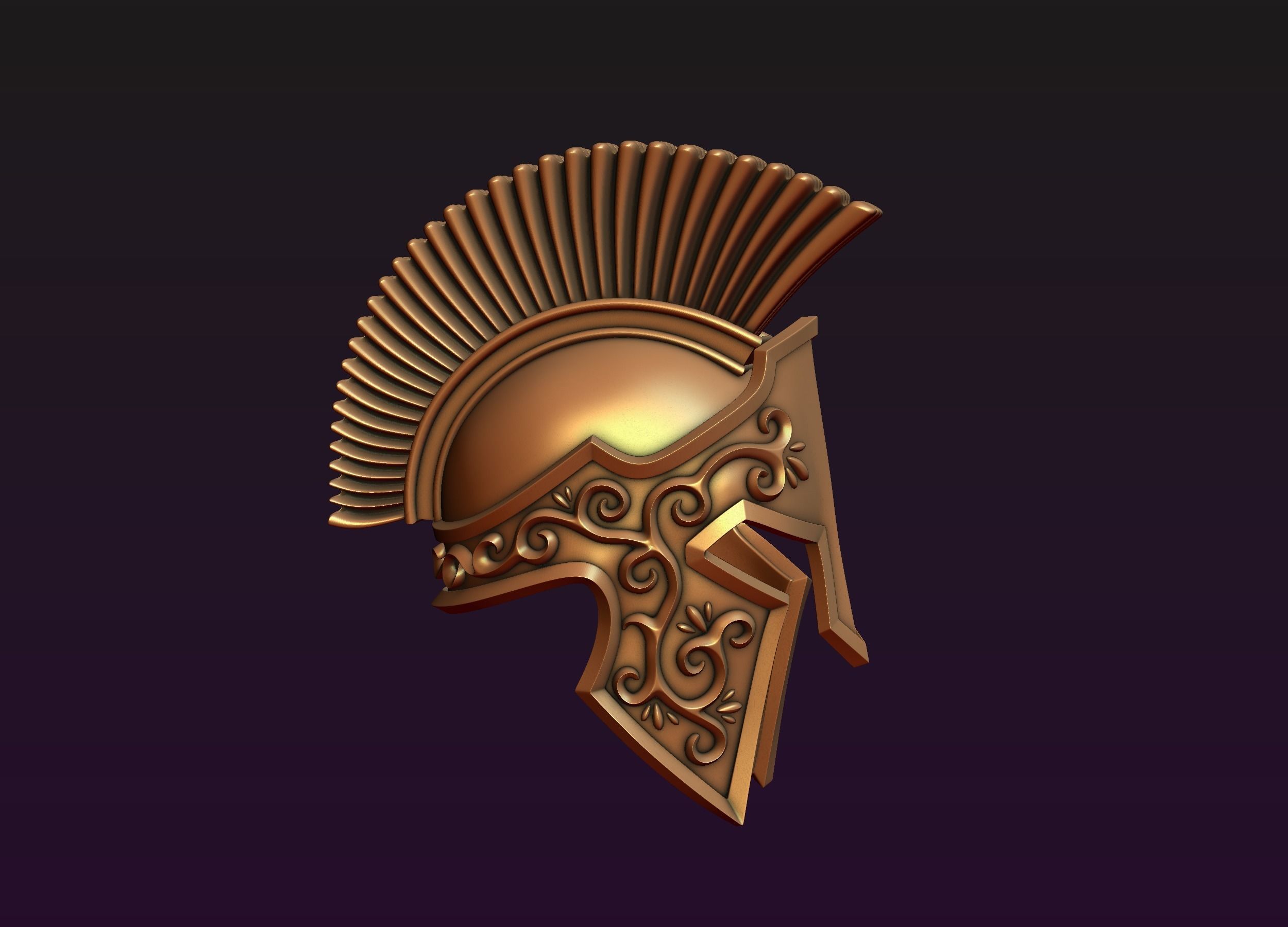 Spartan Helmet 3D print model_9