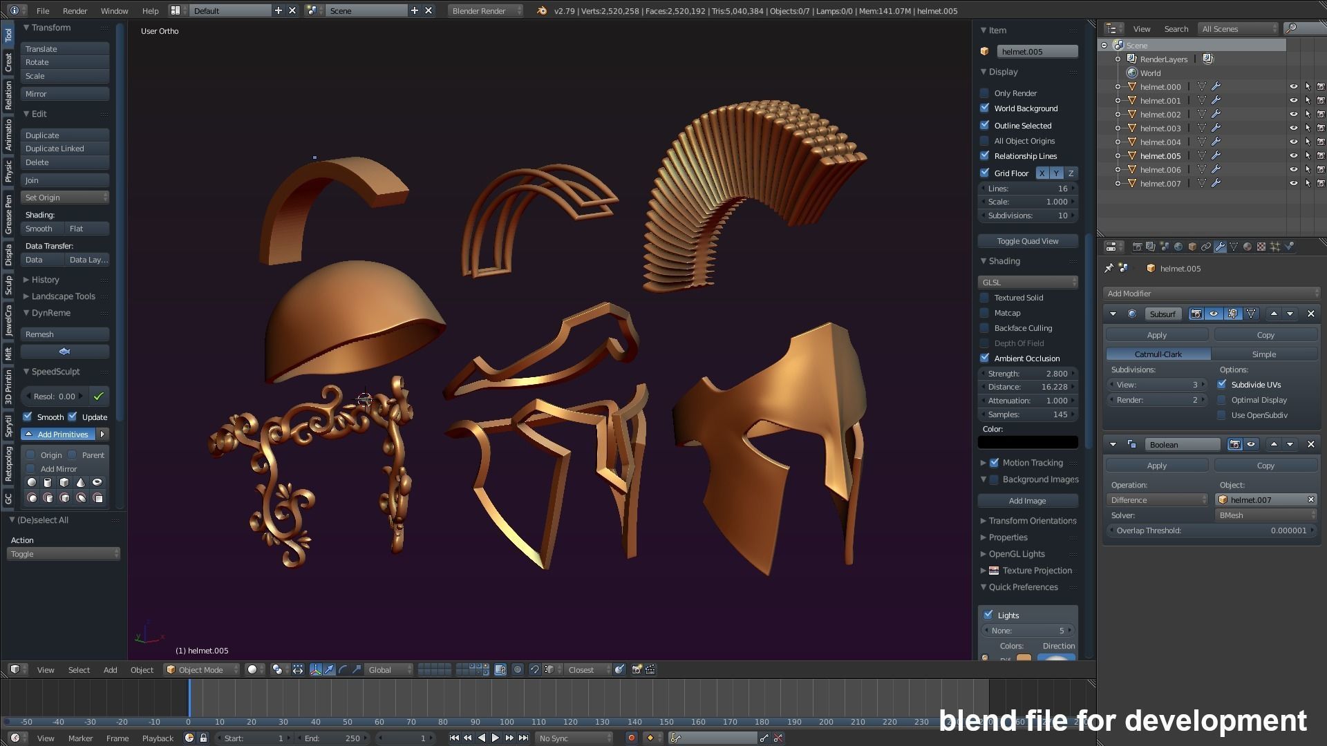 Spartan Helmet 3D print model_38