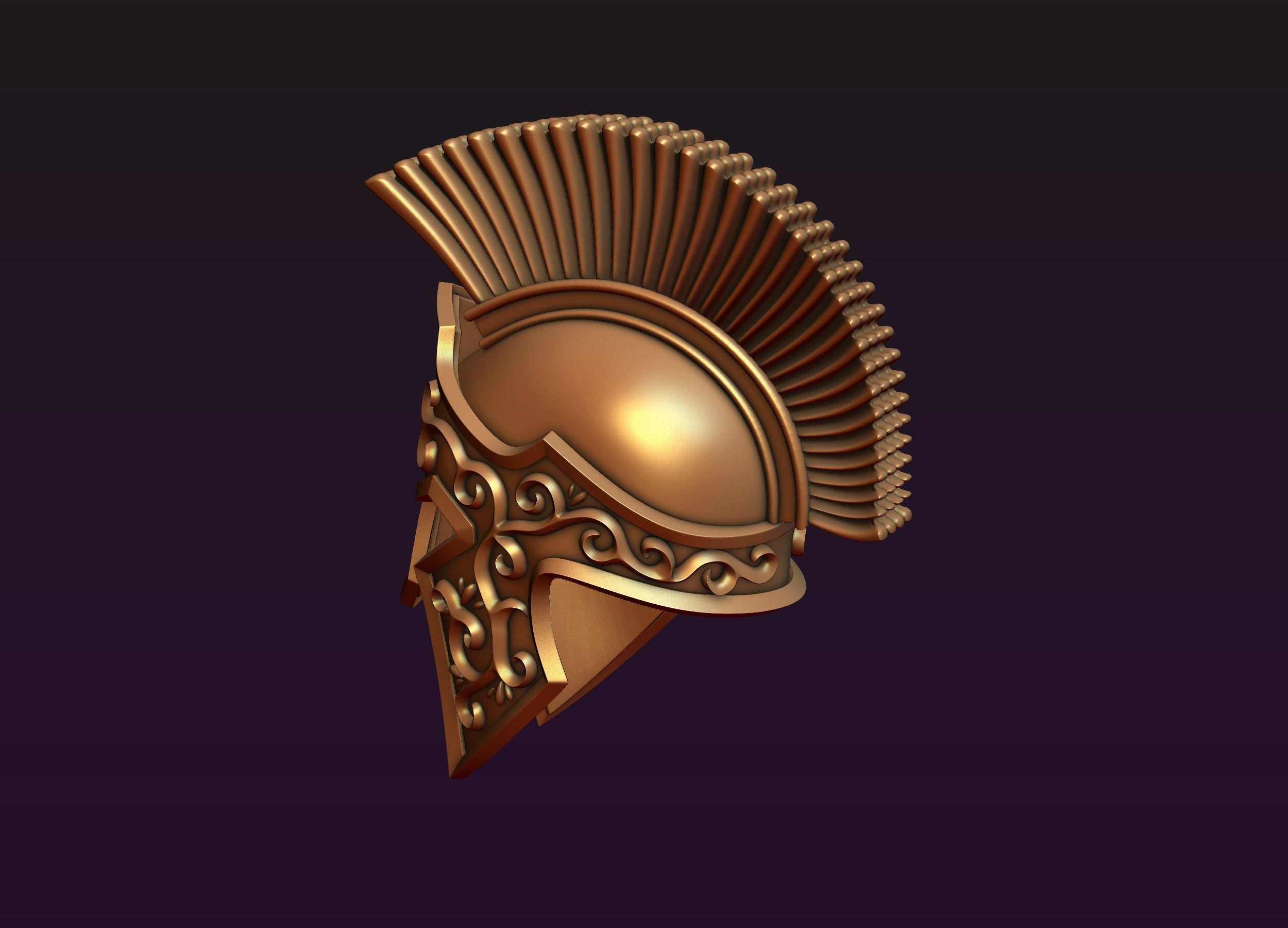 Spartan Helmet 3D print model_4