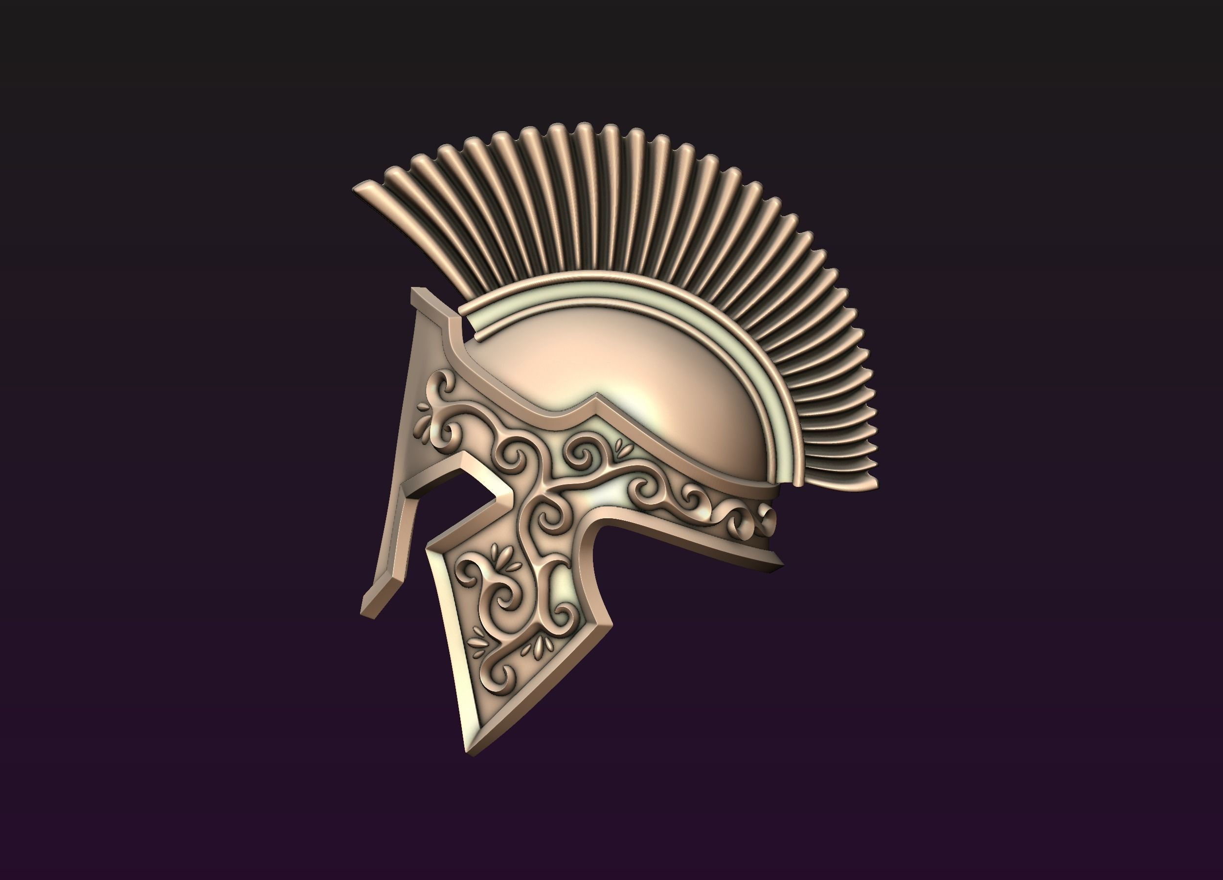 Spartan Helmet 3D print model_17