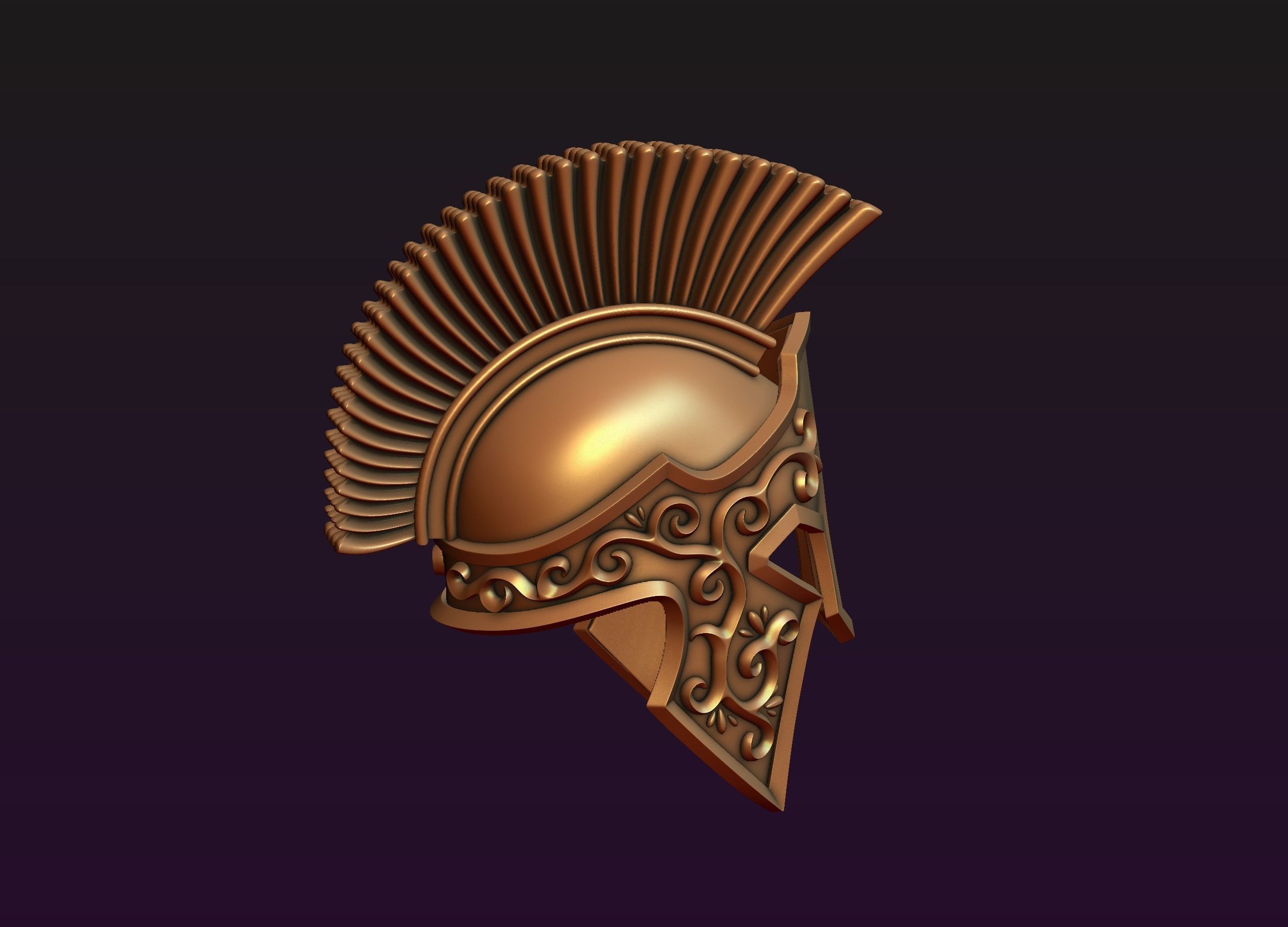 Spartan Helmet 3D print model_8