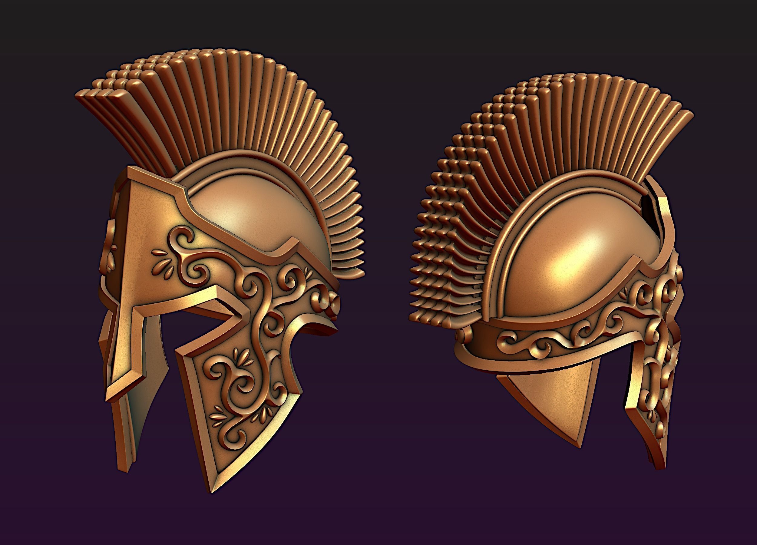 Spartan Helmet 3D print model_35