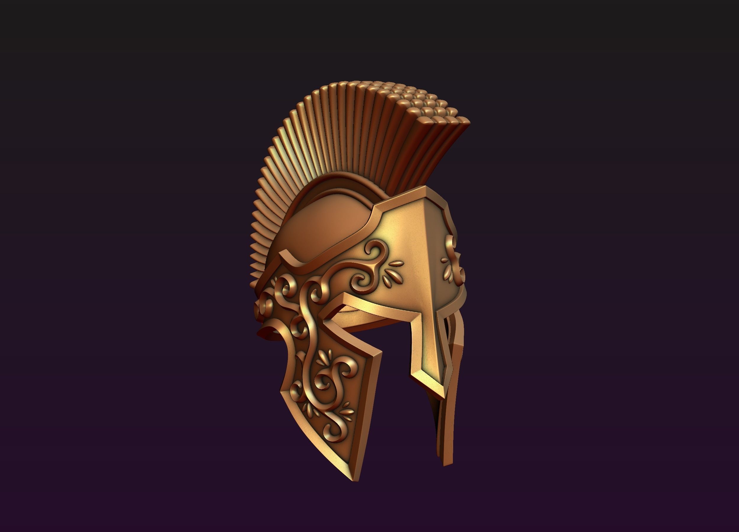 Spartan Helmet 3D print model_10