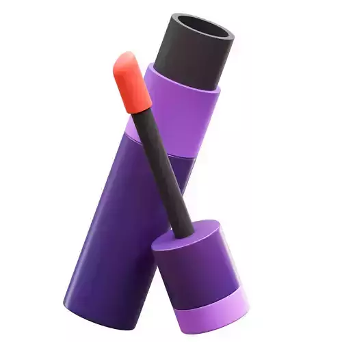 Matte Lipstick 3D Icon