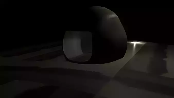 3D CHARACTER MODEL ball with light shining