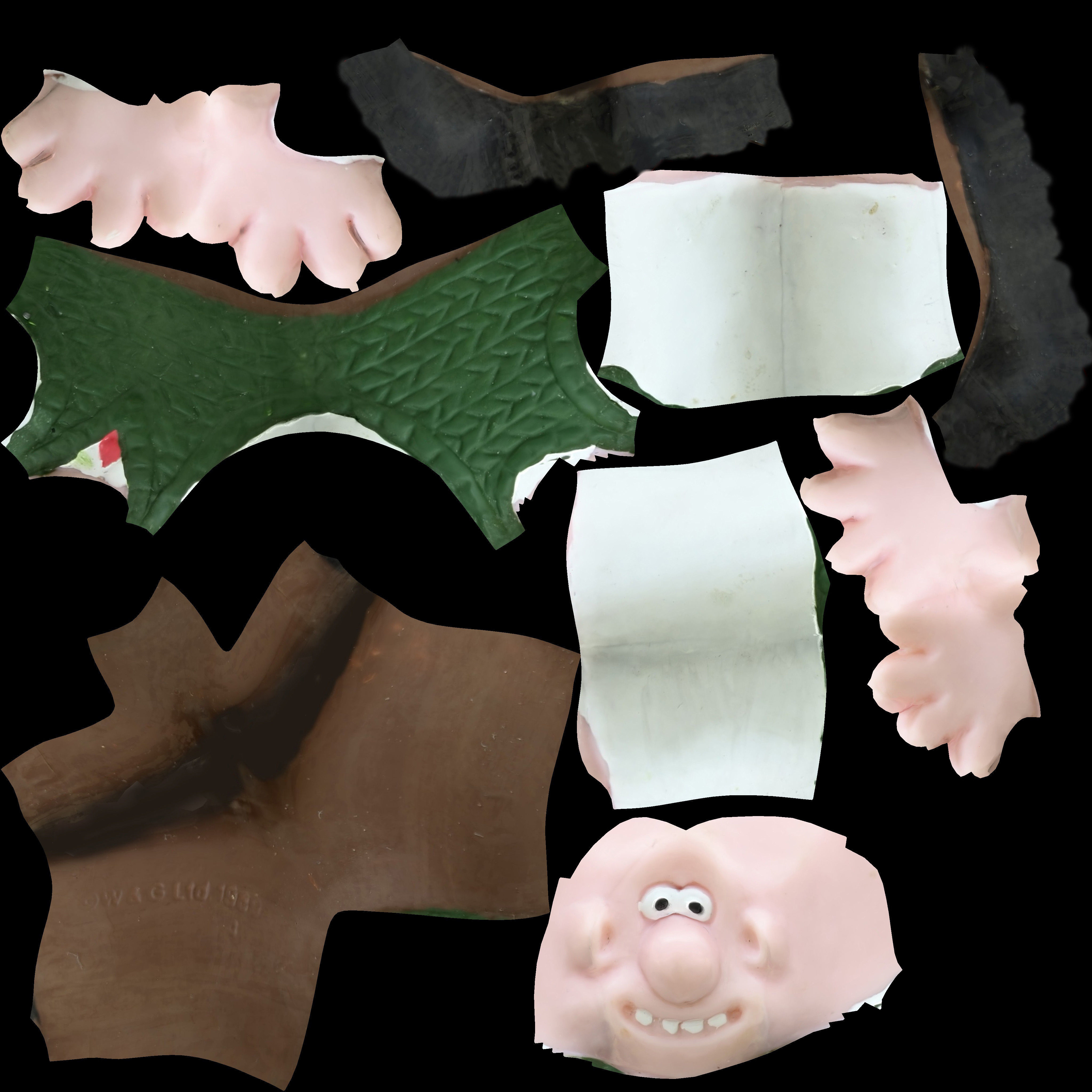 Game Ready Wallce Figure 2 Low-poly 3D model_17