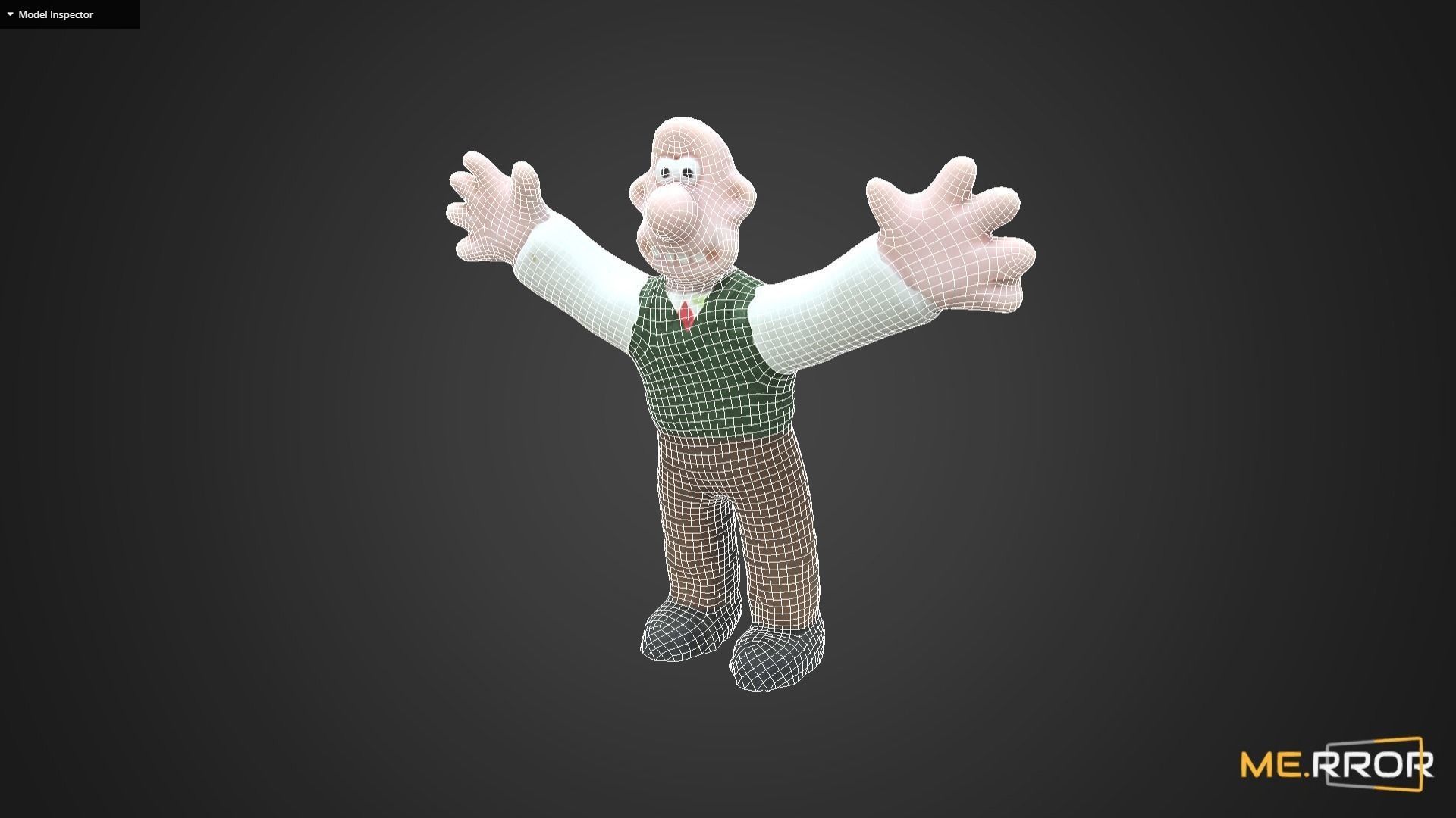 Game Ready Wallce Figure 2 Low-poly 3D model_11