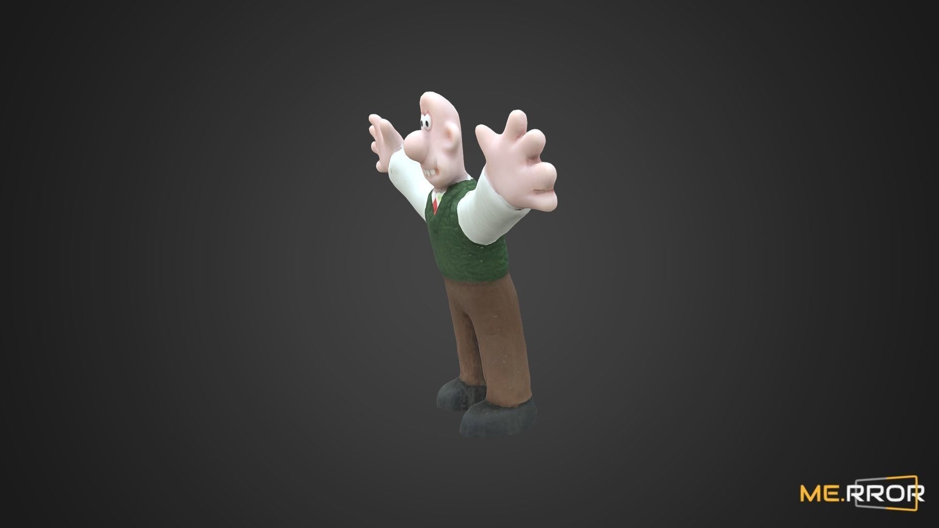Game Ready Wallce Figure 2 Low-poly 3D model_2