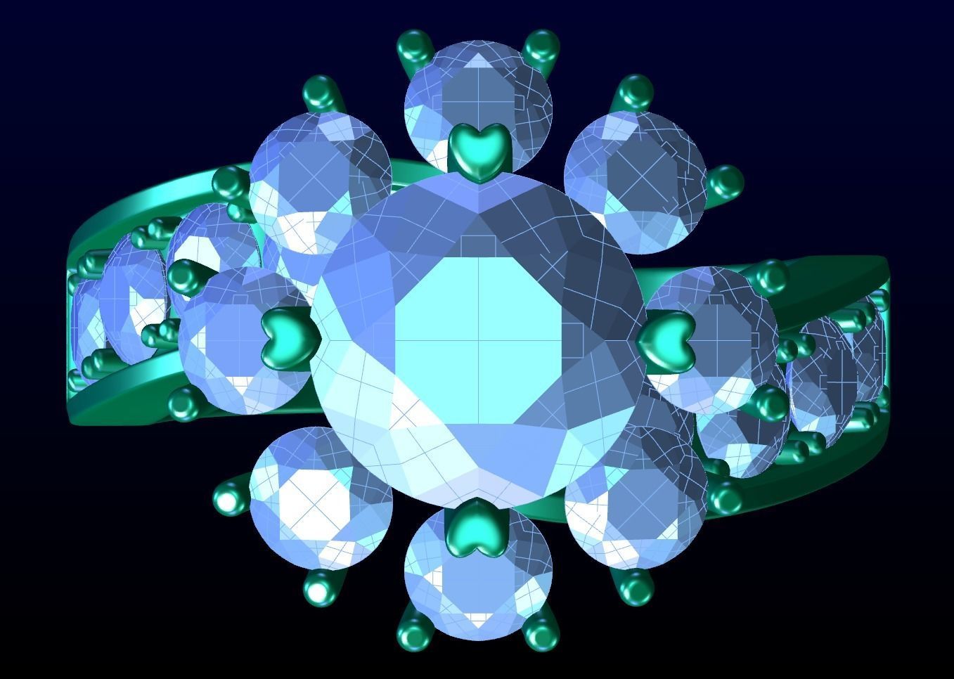 Free Halo Bypass Shank Ring Free 3D print model_7